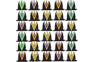 Lothee 30 Pieces Magical Wizard Party Drawstring Backpack Bags for Kids Birthday Goodies Favors Children Birthday Party Supplies Dress up Novelty Decoration(Stylish Style)