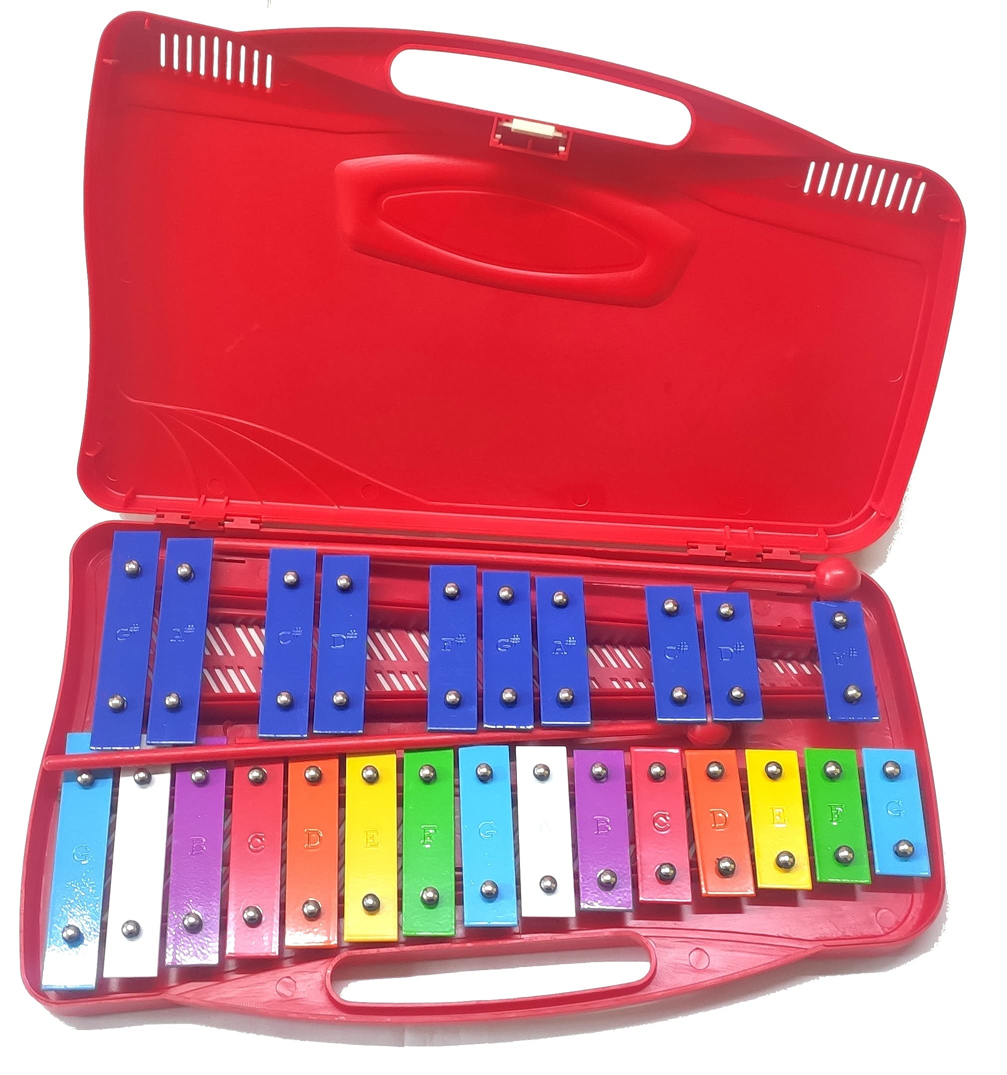 Alysée - MT25-C-RD chromatic metallophone 25 notes - red