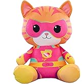 Disney Junior SuperKitties Su-Purr Charged Ginny Weighted Plush, Kids Toys for Ages 3 Up by Just Play