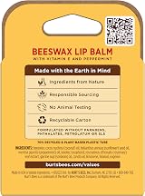 Burt's Bees Beeswax Lip Balm Pack 0.15 oz 4-Pack Natural Lip Care view 8