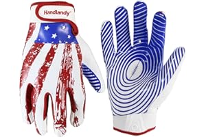 BC KONGOUARD KONGOUARD Youth Flag Football Gloves, Football Receiver Gloves Boys Girls, Sticky Grip Kids Football Gloves