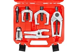 YSTOOL Front End Service Tool Set with Automotive Ball Joint Separator Tie Rod End Puller Pitman Arm Remover 5 PCS Removal Splitter Kit for Car SUV Light Truck Pickup