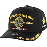 Operation Enduring Freedom OEF Afghanistan Veteran Hat for Men Official Licensed US Army Combat Veterans Cap