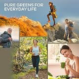 AAVALABS Organic Spirulina Chlorella Capsules 1800mg 200 Vegan view 4