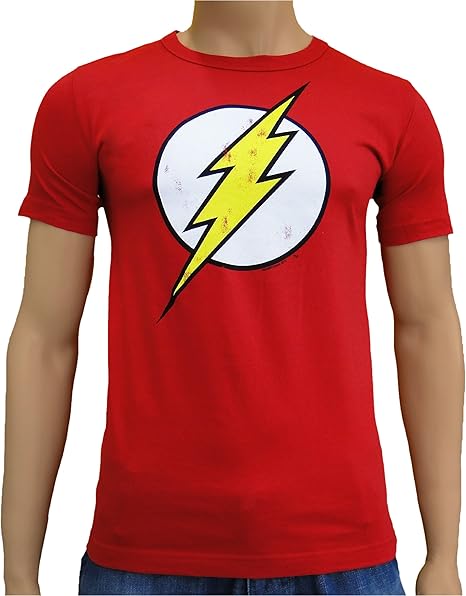 camiseta de flash para hombre