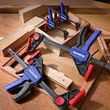 WORKPRO 4-Piece Clamps for Woodworking 120 mm 150 mm Bar Clamps view 7