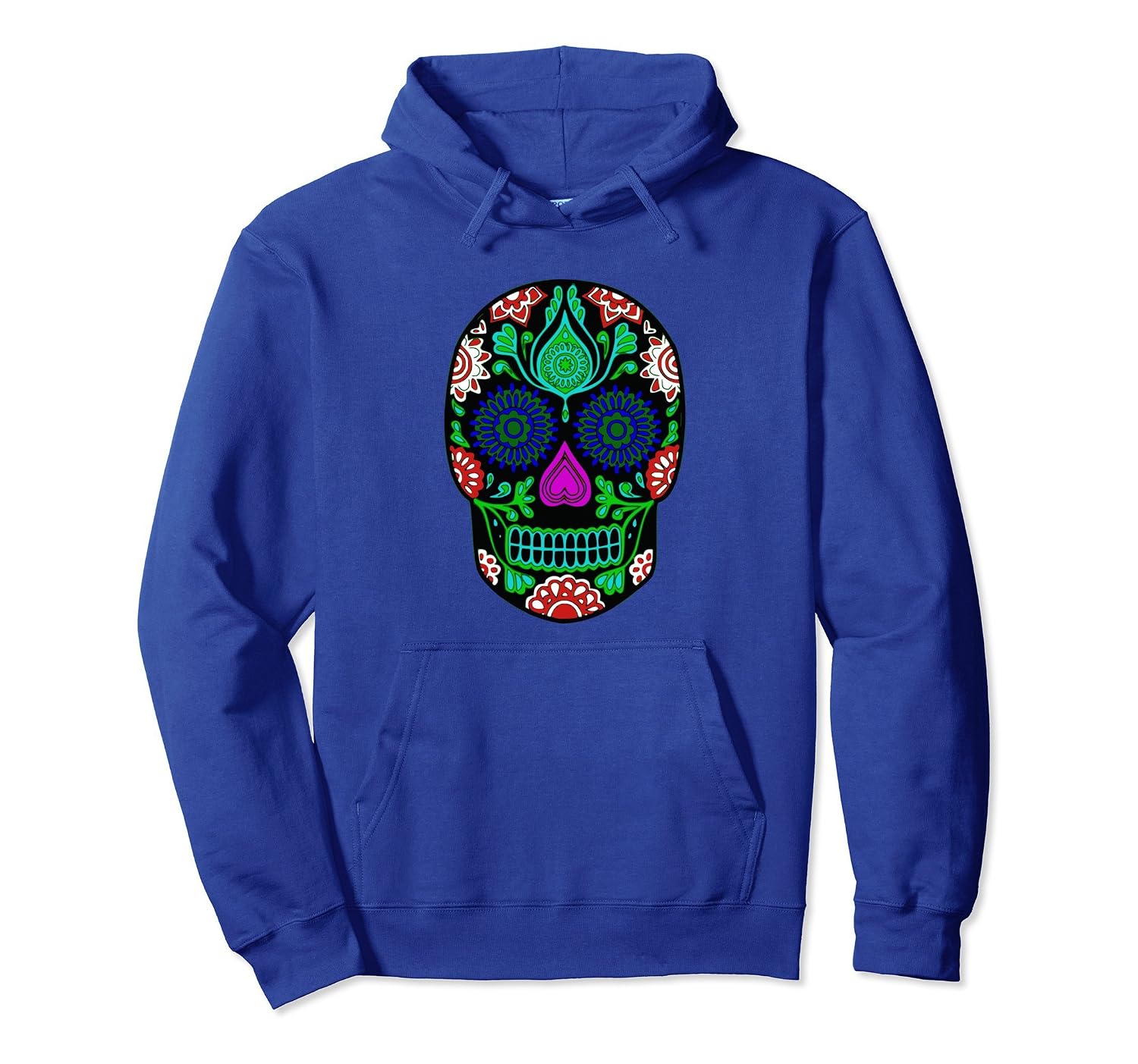 Sugar Skull Mexican Floral Women's Hoodie