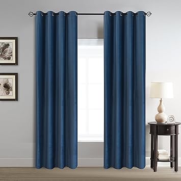 Amazon Com Velvet Room Darkening Curtains Panels For Bedroom