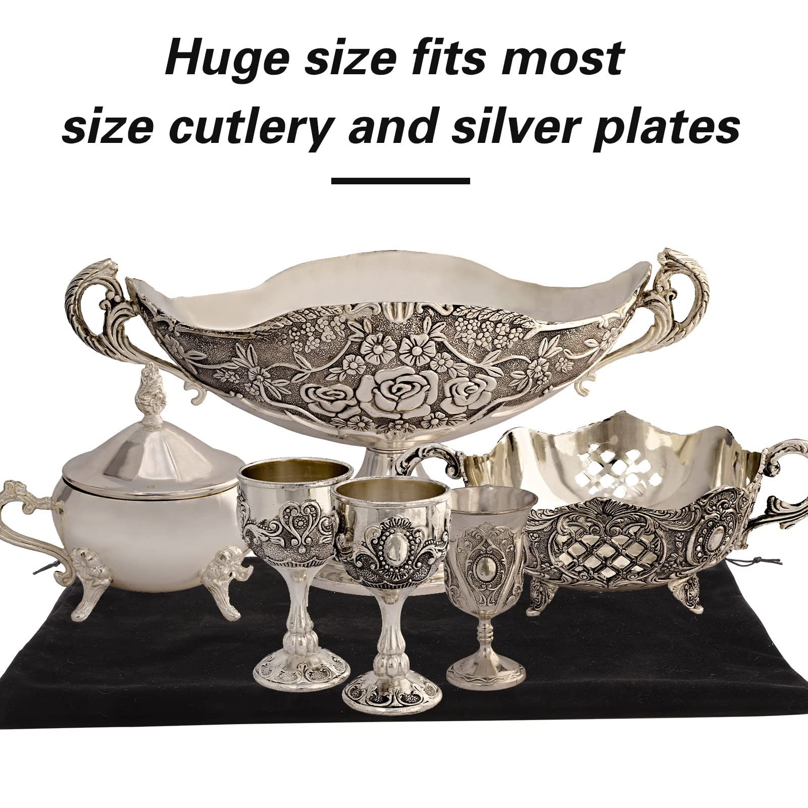 LEIFIDE 2 Pcs 30" x 24" Large Size Silver Storage