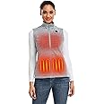 ORORO Women's Heated Fleece Vest with Battery, Lightweight Heating Vest Fleece (Charger Not Included)