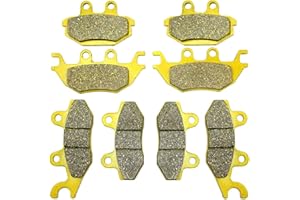 Master Chen Front Rear Brake Pads for Kawasaki KAF 820 1000 Mule Pro Brakes KAF820 ProFX ProFXT KAF1000 ProDX ProDXT 2015 2016 2017 2018 2019 2020 2021 2022 2023 FA135 FA165 FA686 MC0525