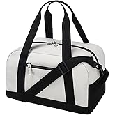Apenze Small Gym Bag Carry On Bag - 12 in Mini Duffle Bag Lightweight for Overnight Travel(Beige)