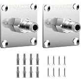 PWACCS Pressure Washer Gun Holder, Stainless Steel, 2 Pack | 1/4" Quick Connect, Wall Mount Power Washer Gun Holder, Power Washer Accessories Wall Storage Rack
