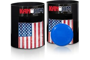 Kan Jam Original Disc Toss Game - American Made Outdoor Game for The Backyard, Beach, Park, Tailgates - ESPN, OCHO, & USA Flag Designs