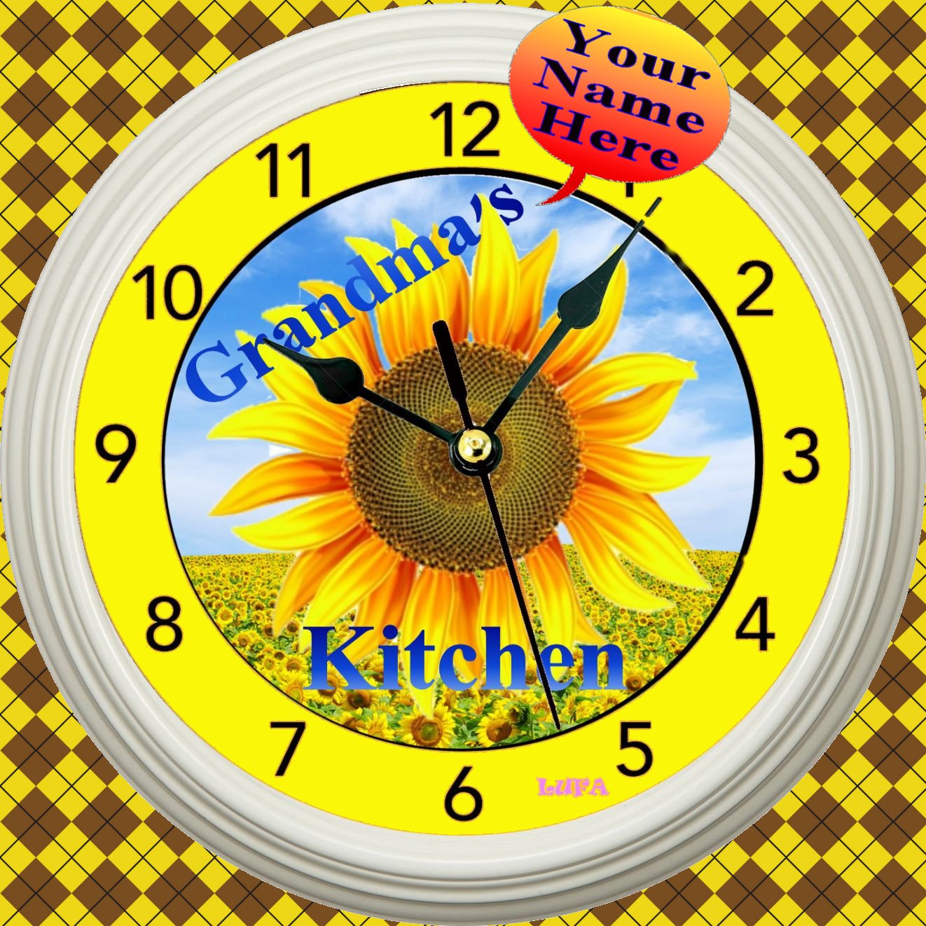 Best Sunflower Kitchen Clock
