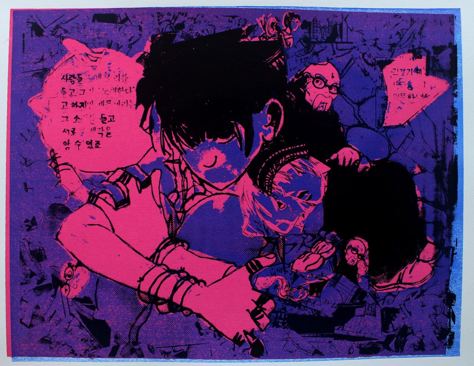 Anime in Pink & Purple