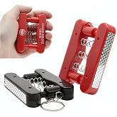 Cooplay 2 Pack Shocking Fake Grip Strength Device Model Keychain Prank Toy Joke Funny Gadget Electric Shock Tricky Gag Veigar April Fools Day for Halloween Christmas Party