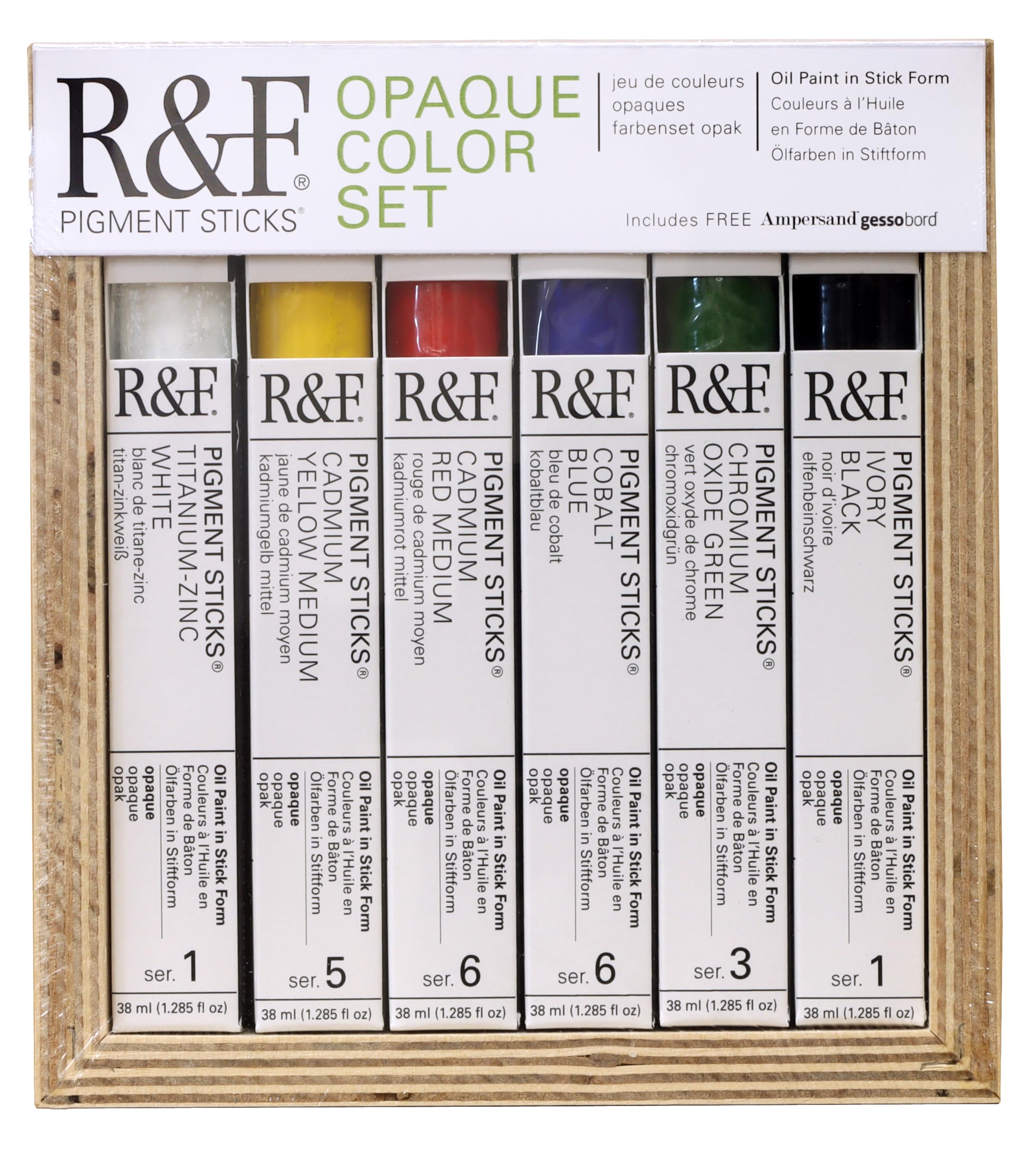 R&F Pigment Stick Opaque Color Set Of 6