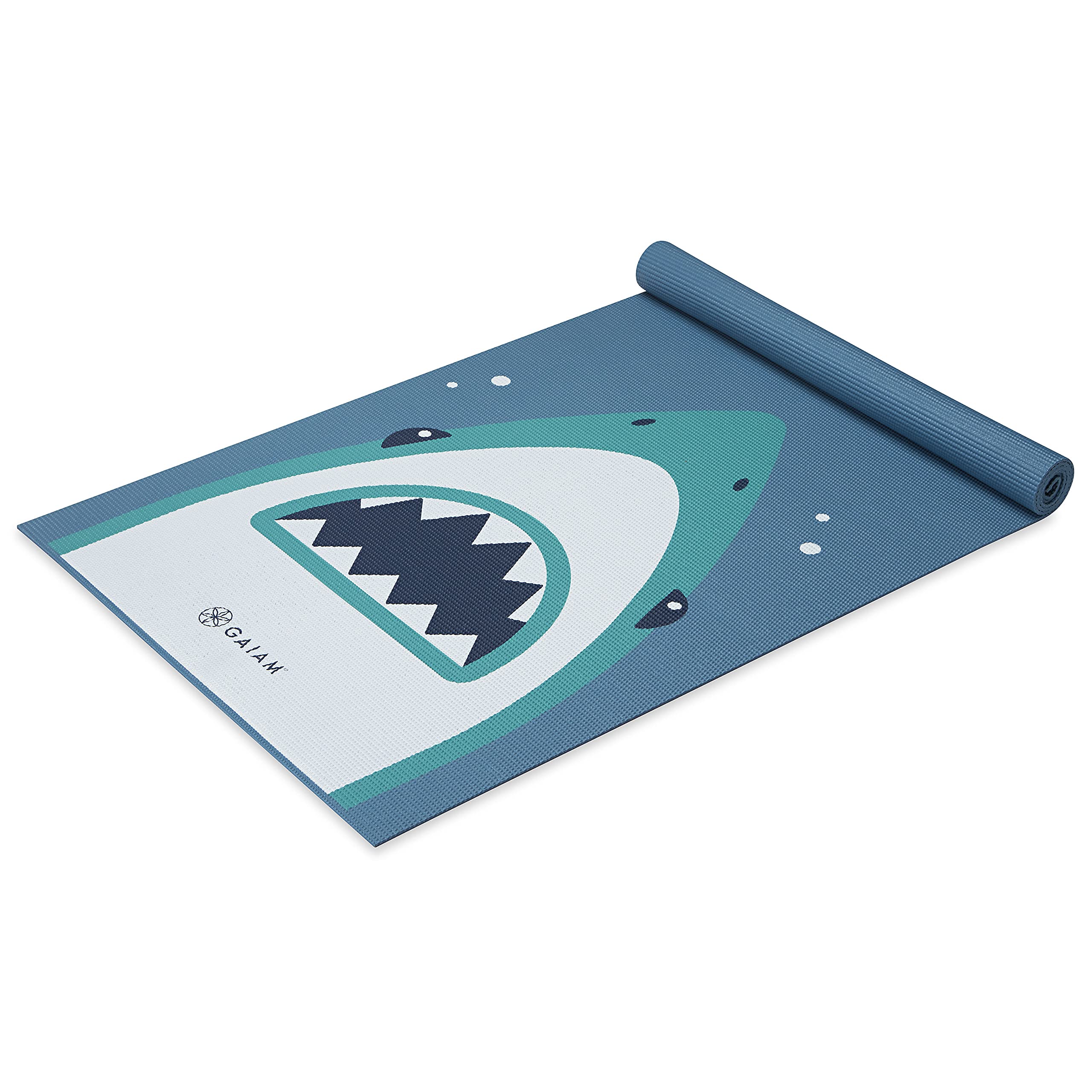 Photo 1 of Gaiam Kids Yoga Mat Exercise Mat, Yoga for Kids with Fun Prints - Playtime for Babies, Active & Calm Toddlers and Young Children (60" L x 24" W x 3mm Thick) - Chomper