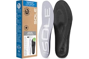 SOLE Thin + Met Pad Insoles - Orthotic Arch Support Inserts + Metatarsal Pads for Metatarsalgia & Neuroma Relief - Mens Size 