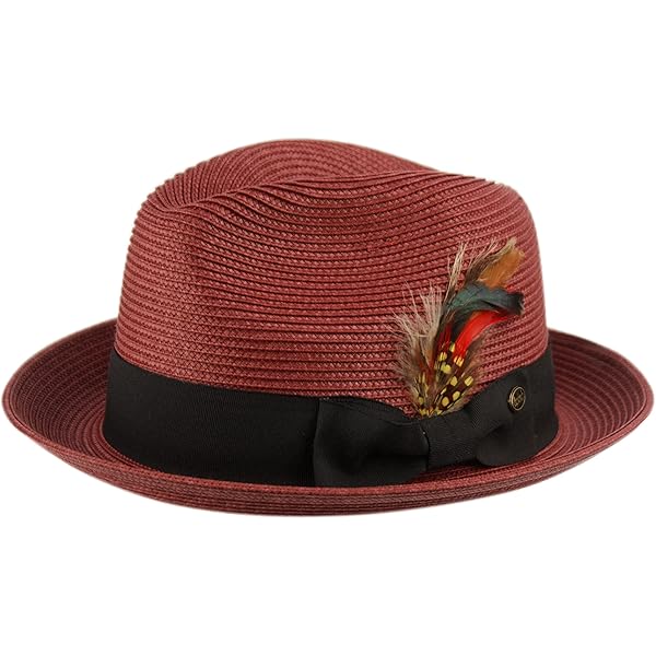 Epoch Hats Sombrero Fedora De Paja Prémium Para Hombre (S/M