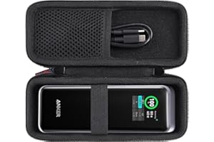 khanka for Anker Prime Power Bank 27650mAh 250W Traveling Case,Case Only (Black).