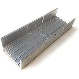 Metal Mitre Box by Excel Blades - Aluminium and Steel Construction - Made in the USA - 6 Inch Small Mitre Box - Metal Mitre S