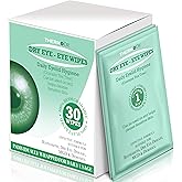 Eye Wipes for Dry Eyes - Tea Tree Eyelid Wipes Blepharitis, Tired, & Itchy Eyes - Tearless & Fragrance-Free Eye Cleaning Pads by ThermoDR - 30 Pcs