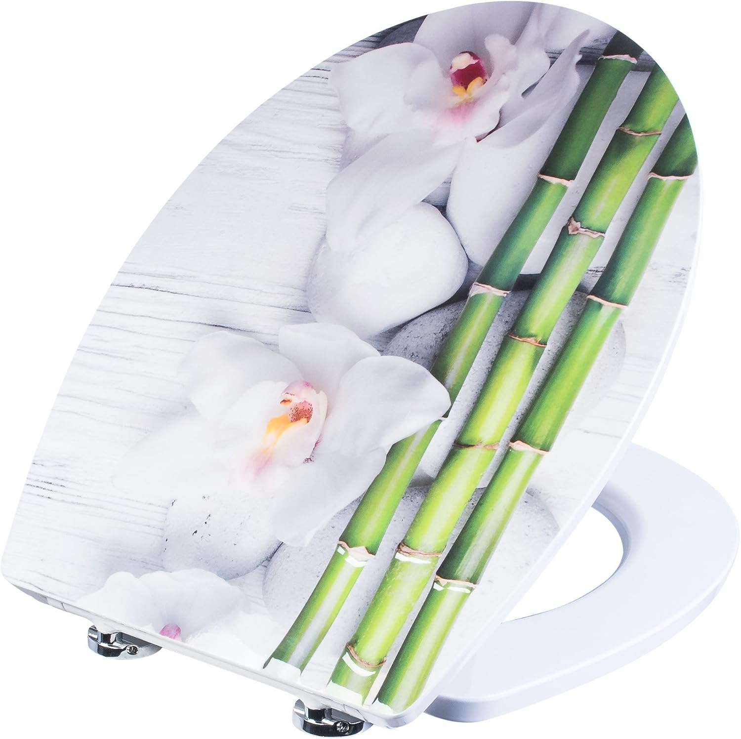 Cornat KSDSC255 Bamboo Toilet Seat Cover, Motiv - Image 3