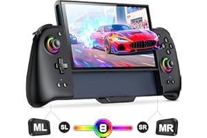 Gammeefy Switch 2 Controller - Hall Effect Joystick - One Piece Switch Joypad Replacement to Switch 2 Pro Controller's Feel, with 9 RGB Lighting, Turbo, Macro, KeyLinker App