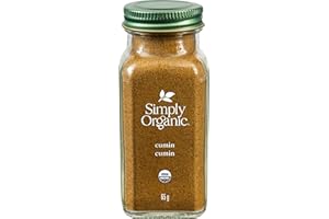 Simply Organic Ground Cumin Seed, Certified Organic - 65g Glass Bottle - Cuminum cyminum L.