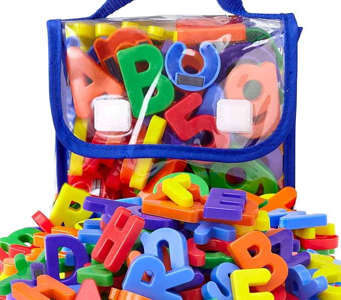 Edukid Toys Letters and Numbers 72 Pcs in a Tote Bag, Model