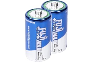 Fuji Enviromax 3200BP2 EnviroMax C Extra Heavy-Duty Batteries, 2 pk, Blue, Standard