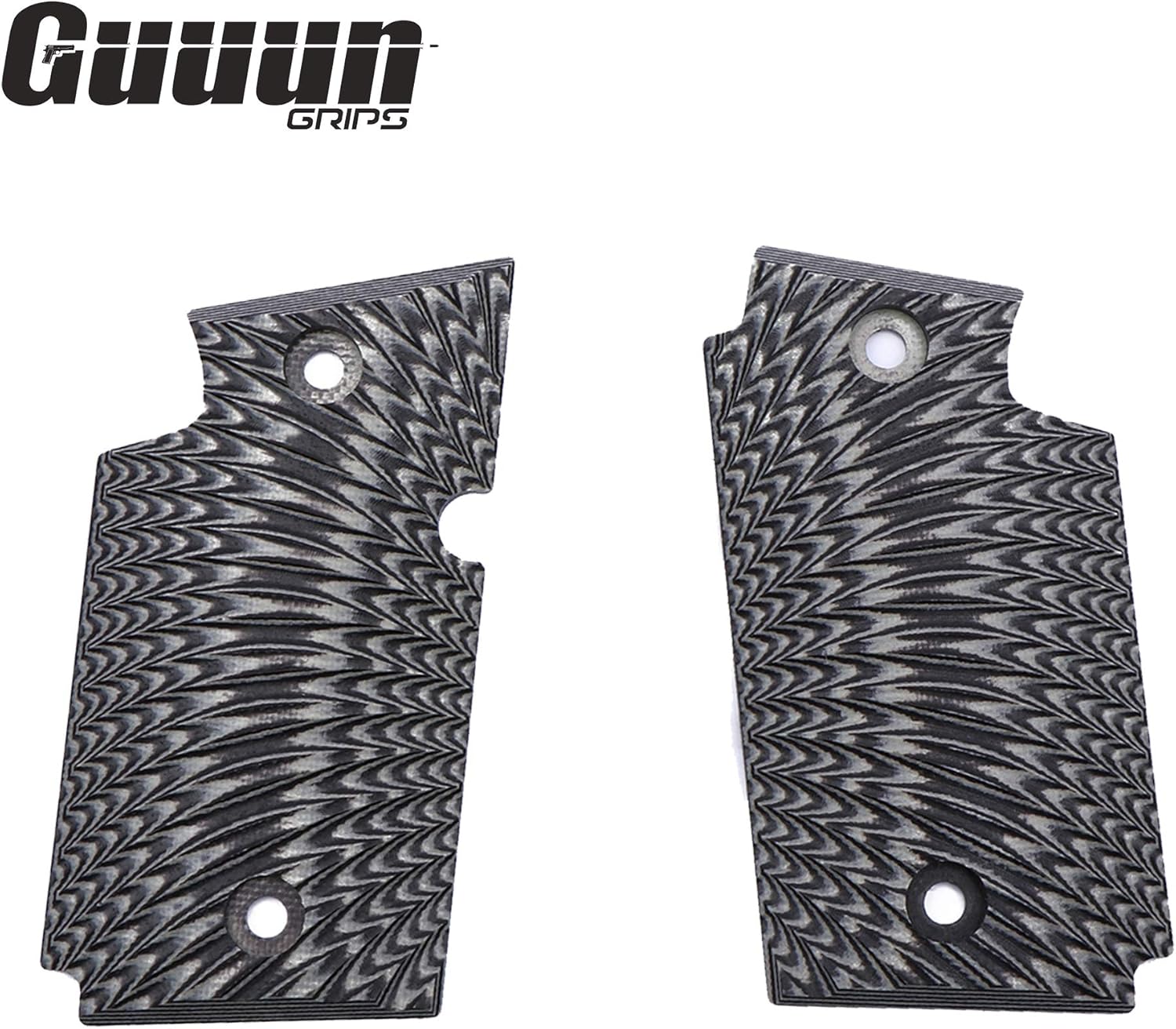 Guuun G10 Grips for Sig Sauer P938 Sunburst Texture - Black : Sports & Outdoors