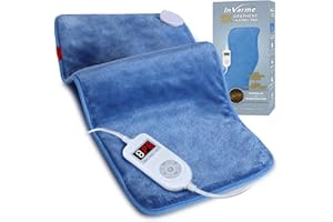 InVarme Far Infrared Heating Pads: Extra Large Electric Pad for Back - Soft and Warmth Graphene for Grandparents - Machine Wa