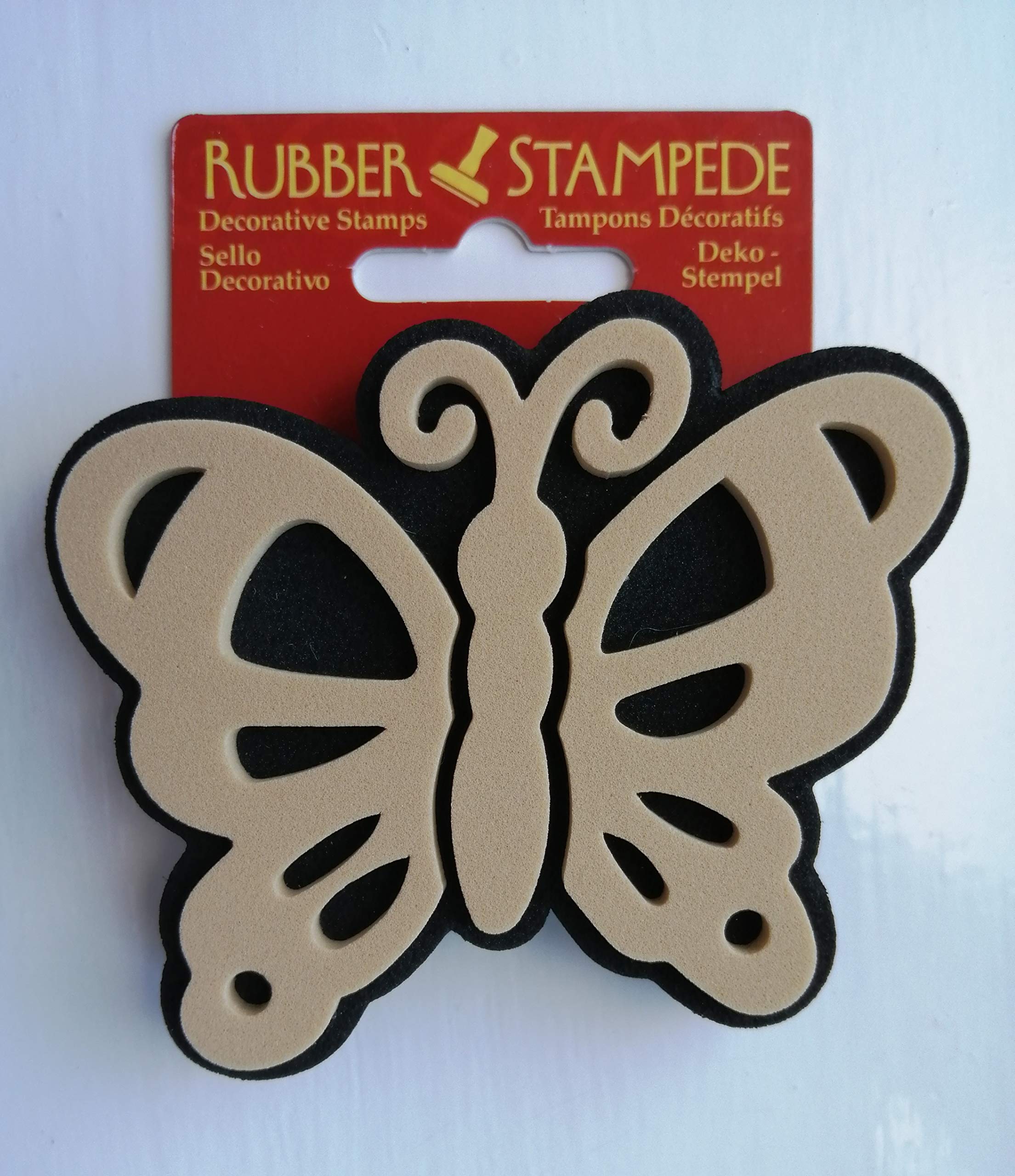 Decorative Stamp Whimsical Butterfly