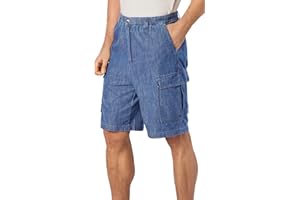 KingSize Men's Big & Tall Knockarounds 8" Full-Elastic Cargo Shorts