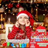 KAHEIGN 54Pcs Christmas Self-Inking Stamps 27 Styles Santa Snowflake Xmas Kids view 7