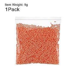 uxcell 1 Pack 0.1" Orange Foam Beads Ball Round for
