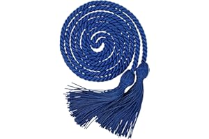 OSBO GradSeason Graduation Honor Cord with Tassel 68" Long for Bachelor, Master, Doctor (Royal)
