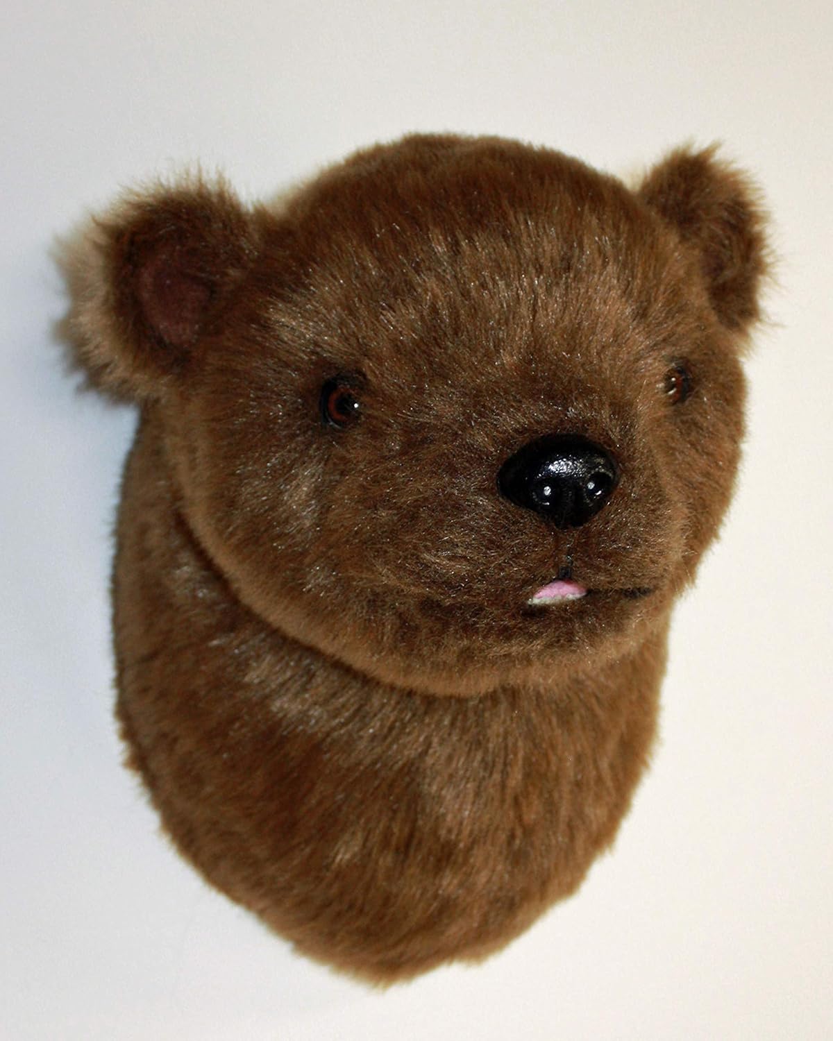 Plush Kodiak Bear Head"Juno" Large Shoulder Mount Handmade