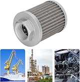 Fafeicy Suction Oil Filter Stainless Steel Replaceable Core Hydraulic Pollutant view 2