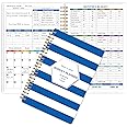 Budget Planner - Monthly Finance Organizer with Expense Tracker Notebook to Manage Your Money Effectively, Undated Finance Planner/Account Book, Start Anytimem,A5(8.6x5.9 inchs),100gsm Paper - blue
