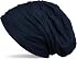 StyleBREAKER Beanie Mit Metallic-Streifen – Slouchy Longbeanie, Unisex, Weiches Baumwollmix