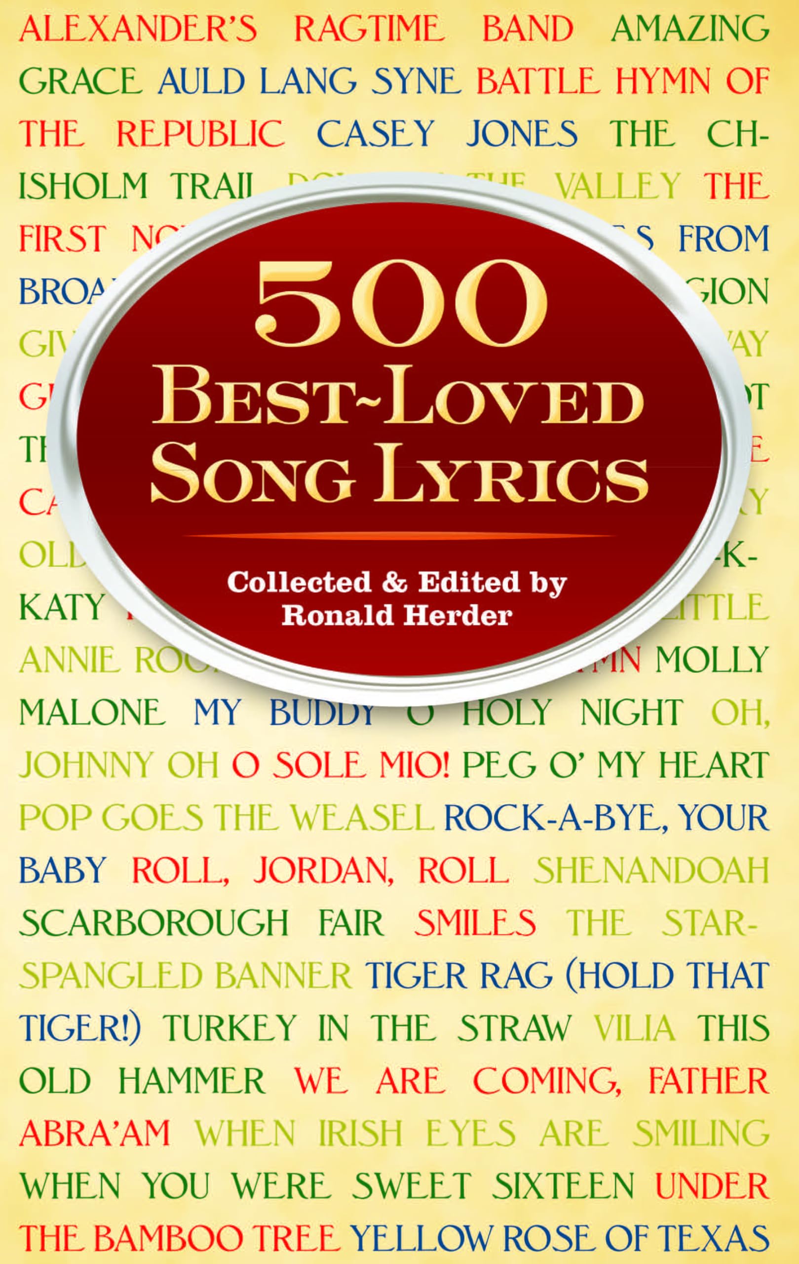 500 Best-Loved Song Lyrics (Dover Song Collections)