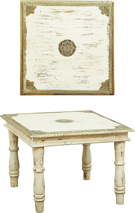 Orientalischer Couchtisch Beistelltisch Anjay 55cm Groß | Vintage