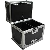 Microphone Case for 12 Handheld Mics Upright Flight - Harmony Cases HCM12S | road transport for wireless vocal systems, protects gear between gigs, band church and karaoke ready, easy grab storage