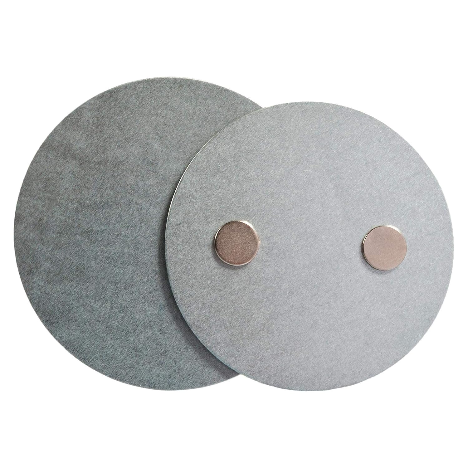 Supporto magnetico per rilevatore di fumo, fissaggio magnetico, 3 pezzi, 50 mm, supporto magnetico per rilevatore di fuoco, autoadesivo, senza foratura, montaggio rapido