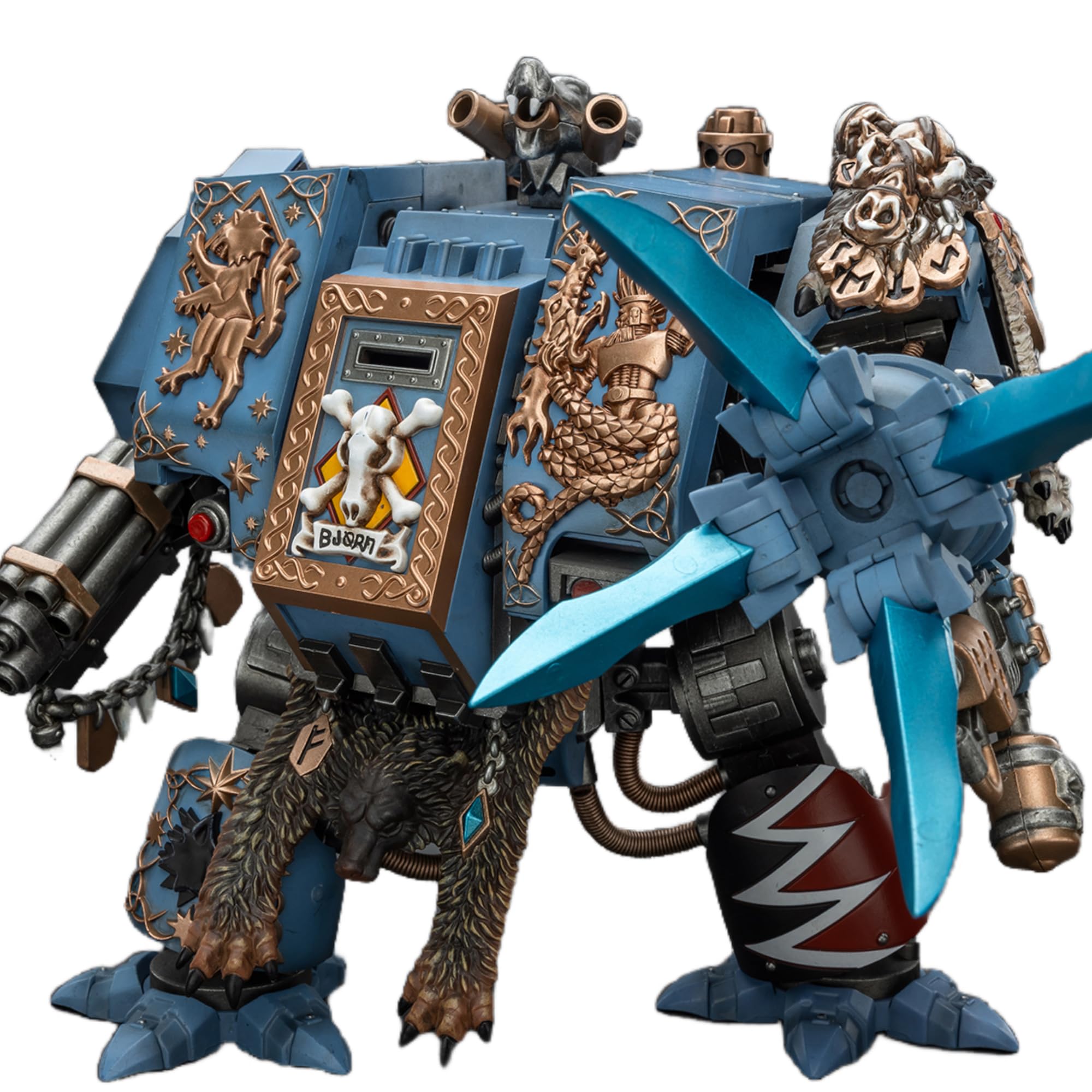 Photo 1 of **BRAND NEW **FACTORY SEALED 

BEERISE JOYTOY 1/18 Action Figures Mech - Warhammer 40,000 Space Wolves Bjorn The Fell-Handed - 12‘’,Classic Character,Collectible,Age 15 and Above