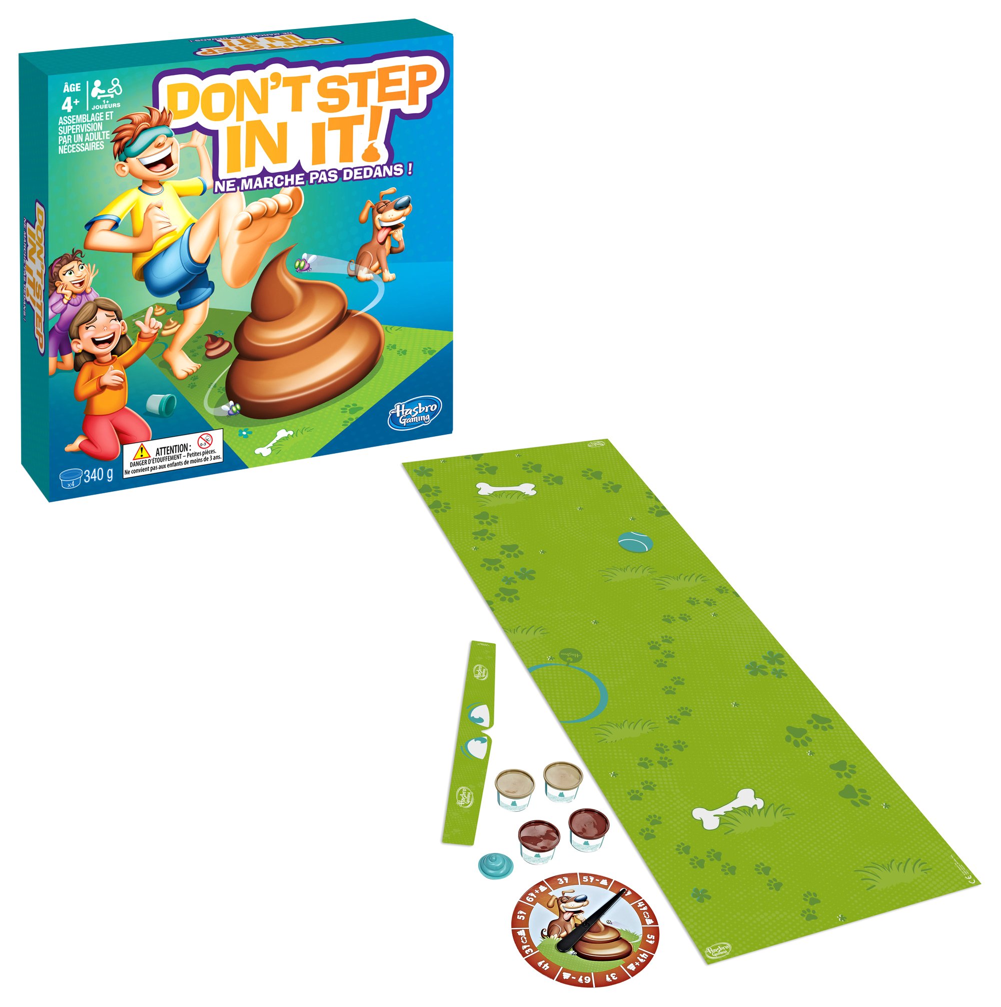 Hasbro Gaming - Don't Step In It - E2489 (French Version)